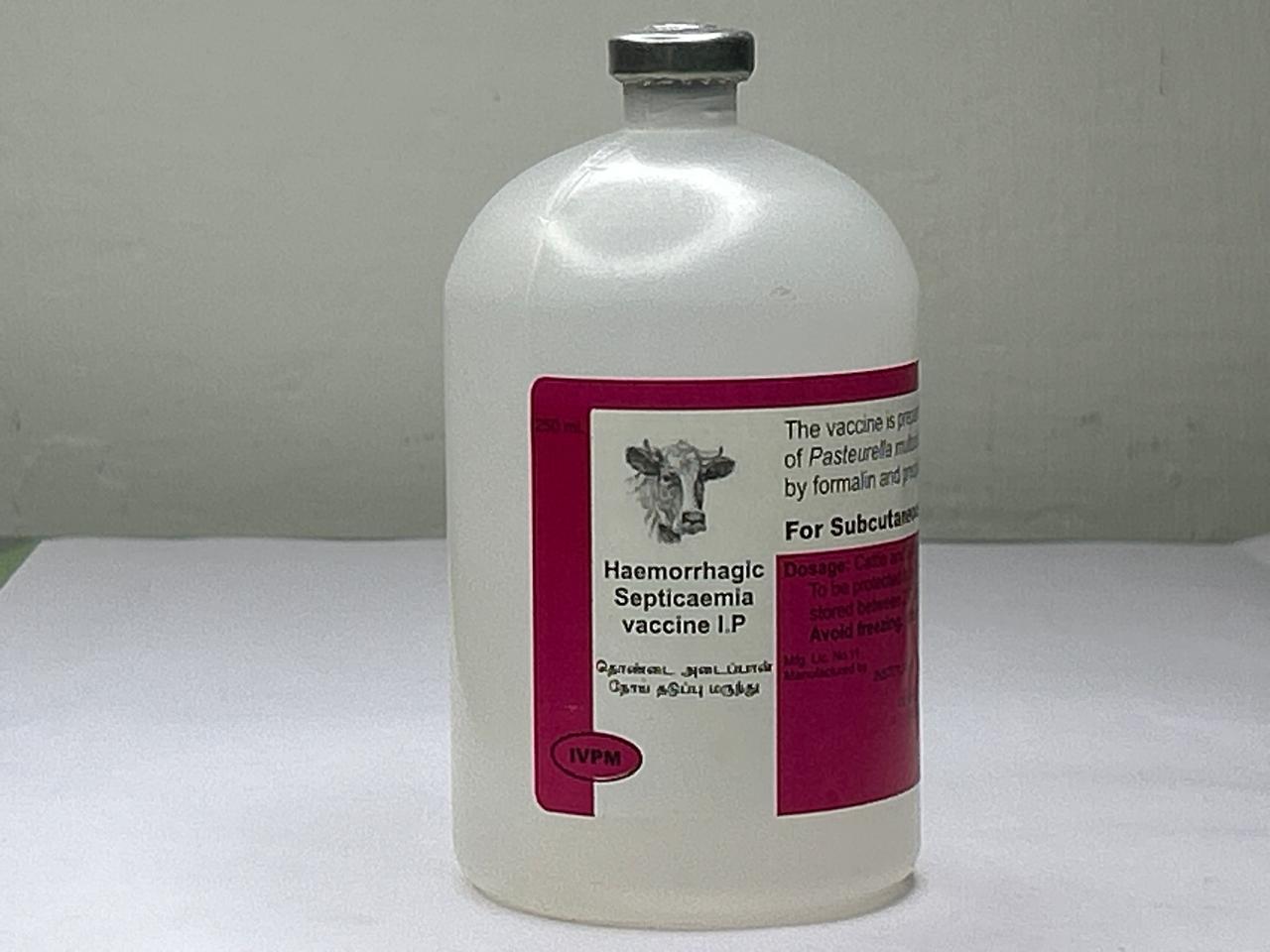 Haemorrhagic Septicaemia vaccine packaging