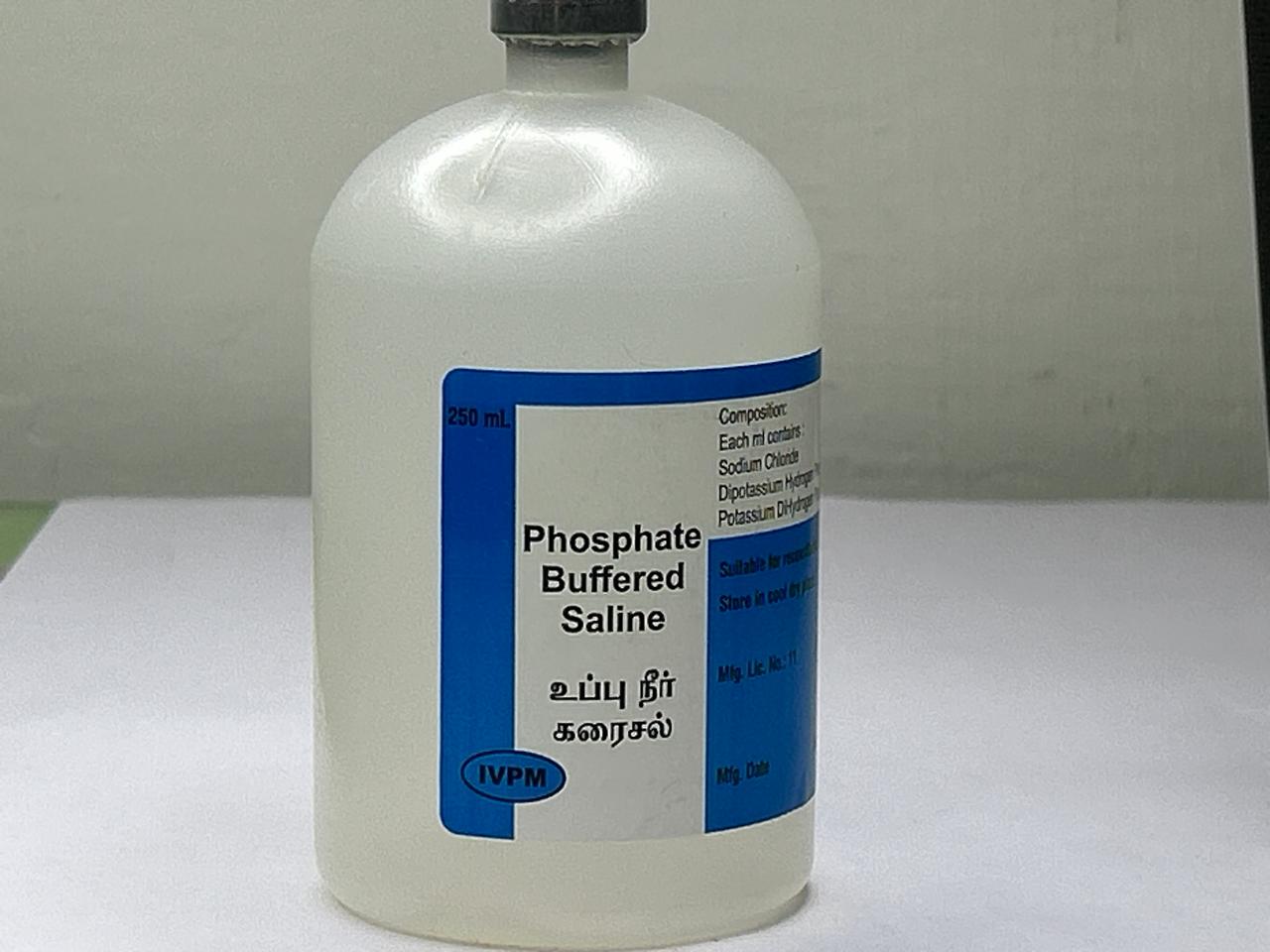 Phosphate Buffer Saline packaging